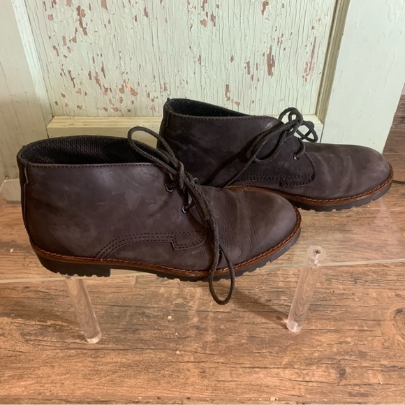 Men’s Natural Sport charcoal colored ankle booties - Picture 3 of 7